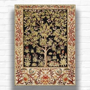 Tree of Life Art by William Morris Paint by Numbers – Famous Tapestry Artwork