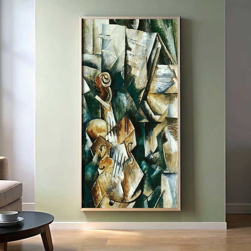 Violin and Palette by Georges Braque Paint by Numbers Kit – Famous Art, Large Canvas