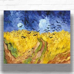 Wheatfield with Crows by Vincent van Gogh Paint by Numbers - Famous Artwork