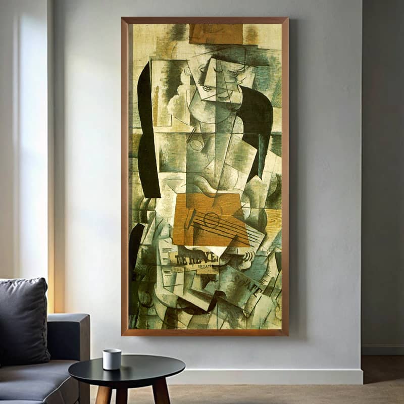 Woman with a Guitar by Georges Braque Paint by Numbers Kit - Large Format