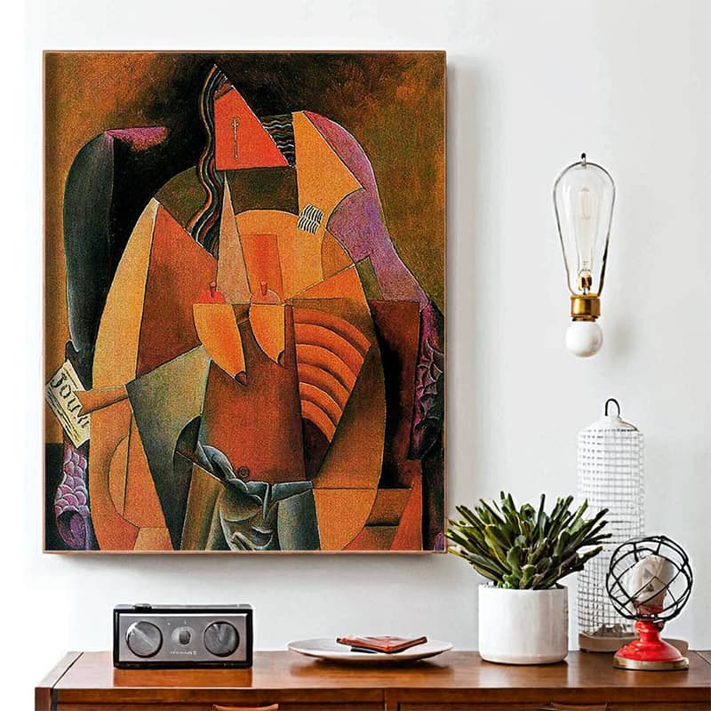 Woman with a Shirt Sitting in a Chair by Pablo Picasso - Paint by Number