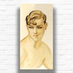 Young Man, Bare Chested by Gerda Wegener Paint by Number – Male Nude Portrait