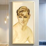 Young Man, Bare Chested by Gerda Wegener Paint by Numbers – Male Nude Portrait