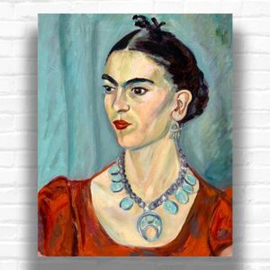 A Portrait of Frida Kahlo by Magda Pach Paint by Number - Portrait Famous Artist