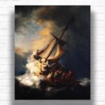 Christ in the Storm on the Sea of Galilee by Rembrandt – Paint by Numbers
