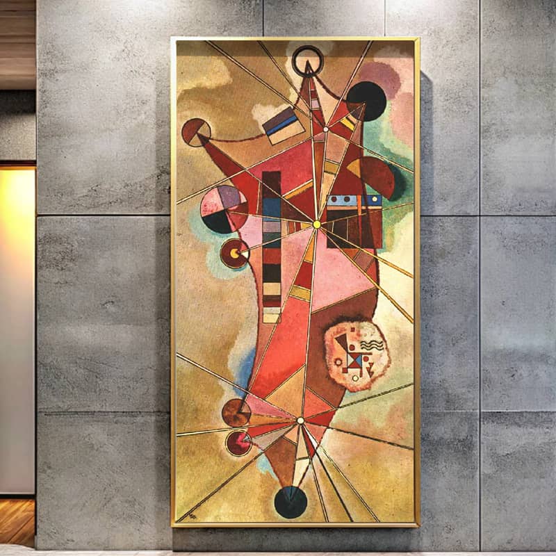 Fixed Points by Wassily Kandinsky Paint by Numbers Kit - Extra Large Abstract Art