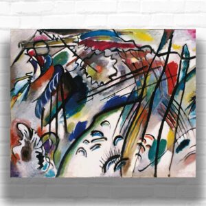 Improvisation 28 by Wassily Kandinsky Paint by Numbers - Famous Abstract Artwork