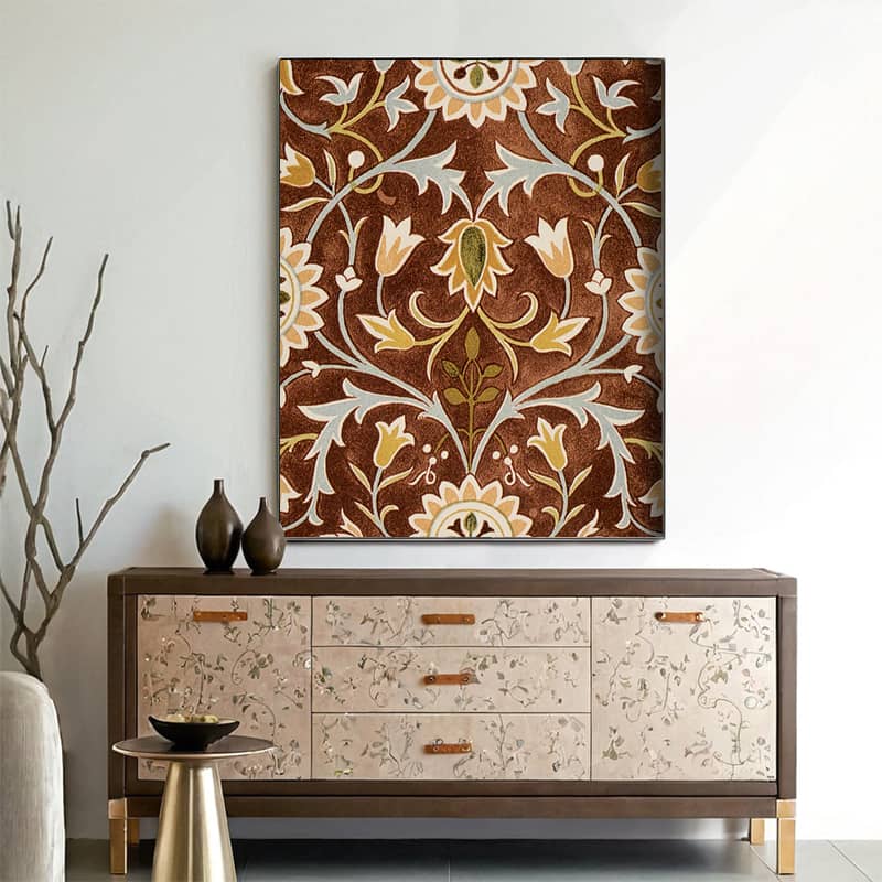 Little Flower by William Morris Paint by Number - Vintage Floral Pattern Art