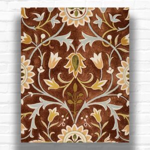 Little Flower by William Morris Paint by Numbers - Vintage Floral Pattern Art
