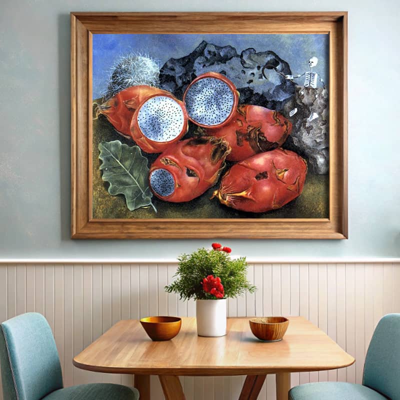 Pitahayas, 1938 Frida Kahlo Paint by Number - Surreal Fruit Art