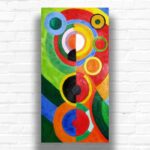 Rhythm (Left Panel) by Robert Delaunay Paint by Number – Large Abstract Art
