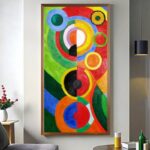 Rhythm (Left Panel) by Robert Delaunay Paint by Numbers – Large Abstract Art