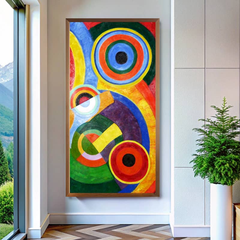 Rhythm (Right Panel) by Robert Delaunay Paint by Numbers Kit – Large Abstract Artwork