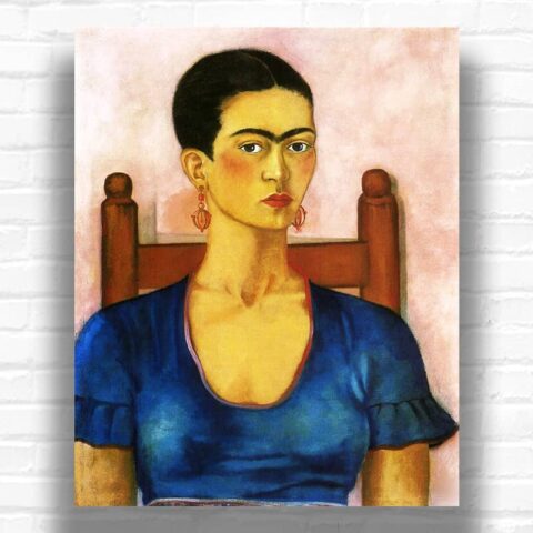 Self Portrait by Frida Kahlo Paint by Numbers - Famous Mexican Artist
