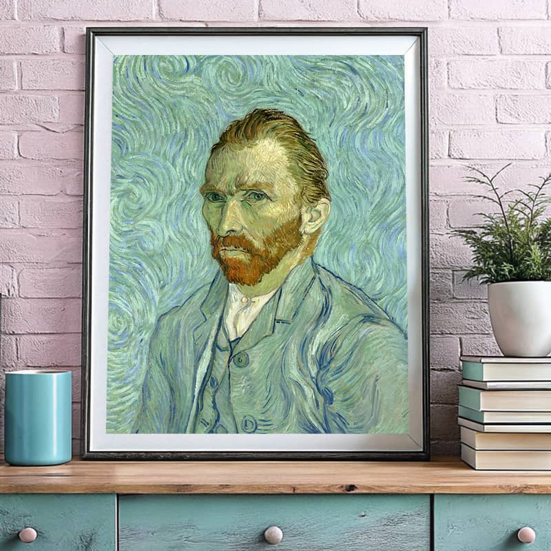 Self-Portrait by Vincent van Gogh Paint by Number - Most Famous Dutch Artist