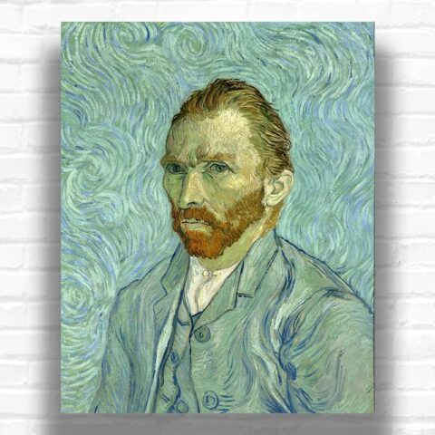 Self-Portrait by Vincent van Gogh Paint by Numbers - Most Famous Dutch Artist