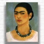 Self Portrait with Necklace, 1933 - Frida Kahlo Paint by Numbers Kit