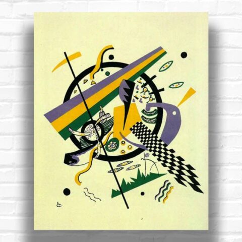 Small Worlds IV by Wassily Kandinsky Paint by Numbers - Geometric Abstract Art