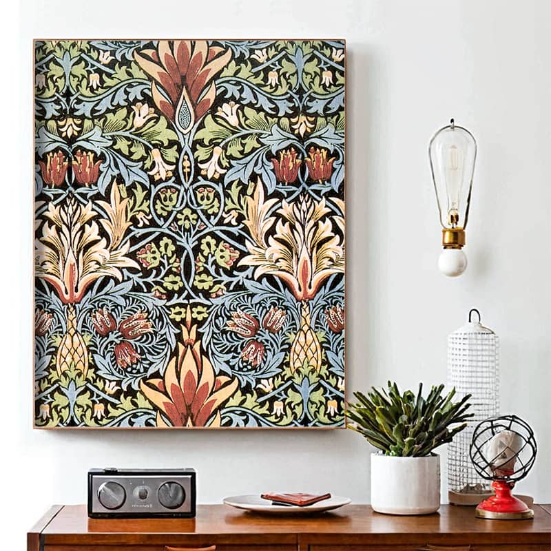 Snakeshead by William Morris Paint by Number – Floral Art Pattern