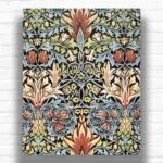 Snakeshead by William Morris Paint by Numbers – Floral Art Pattern