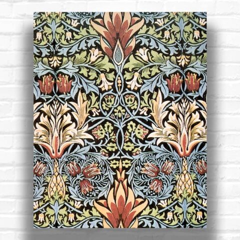 Snakeshead by William Morris Paint by Numbers – Floral Art Pattern