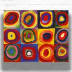 Squares with Concentric Circles by Wassily Kandinsky - Paint by Numbers Kit