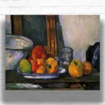 Still Life with Open Drawer by Paul Cezanne Paint by Numbers - Famous Fruit Art