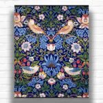 Strawberry Thief by William Morris Paint by Numbers - Floral Pattern Wall Art