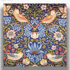Strawberry by William Morris Paint by Numbers - Victorian Floral Pattern