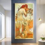 Summer by Alphonse Mucha Paint by Numbers - Famous Artwork on Large Canvas