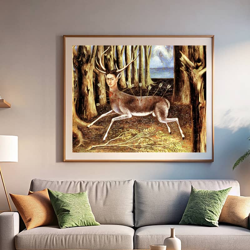 The Wounded Deer by Frida Kahlo Paint by Number - Famous Mexican Surrealist Art