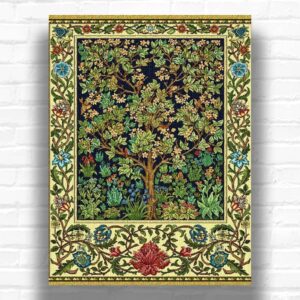 Tree of Life Painting by William Morris Paint by Numbers - Famous Tapestry Art