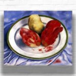 Tunas (Still Life with Prickly Pear Fruit), 1938 Frida Kahlo Paint by Numbers