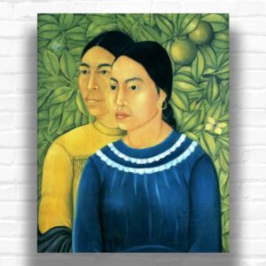 Two Women by Frida Kahlo Paint by Numbers - Famous Female Portrait Naive Art
