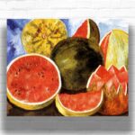 Viva la Vida, Watermelons by Frida Paint by Numbers - Fruit Still Life Naïve Art