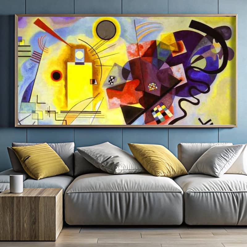 Yellow-Red-Blue by Wassily Kandinsky Paint by Numbers Kit - Oversized Canvas