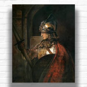 A Man in Armour by Rembrandt Paint by Numbers – Famous Dutch Baroque Art