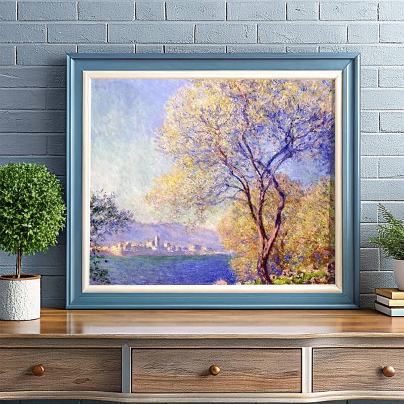 Antibes Seen from the Salis Gardens by Claude Monet - Paint by Numbers Kit