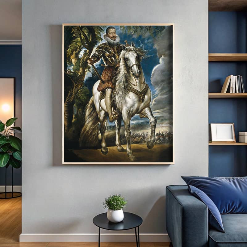 Equestrian Portrait of the Duke of Lerma by Peter Paul Rubens – Paint by Numbers Kit