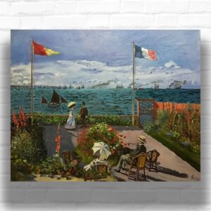 Garden at Sainte-Adresse by Claude Monet Paint by Numbers - Most Famous Art
