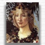 Goddess Venus Portrait - Primavera by Botticelli (Fragment) - Paint by Numbers