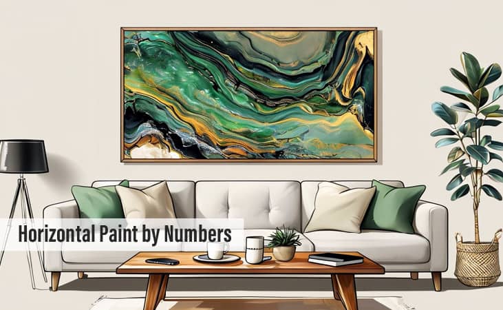 Horizontal Paint by Numbers