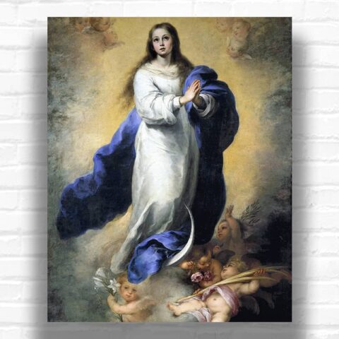 Immaculate of El Escorial by Bartolome Esteban Murillo - Paint by Numbers Kit