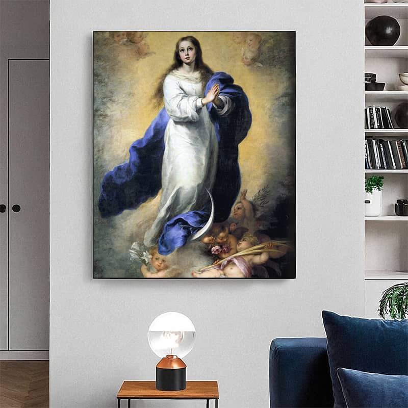 Immaculate of El Escorial by Bartolome Esteban Murillo - Paint by Numbers