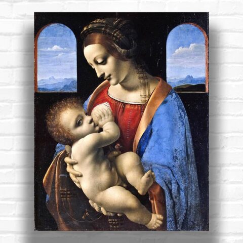 Madonna and the Child by da Vinci Paint by Numbers - Famous Religion Art