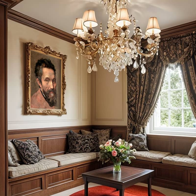 Michelangelo Portrait by Daniele da Volterra Paint by Number - Famous Artist