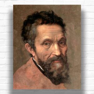 Michelangelo Portrait by Daniele da Volterra Paint by Numbers - Famous Artist