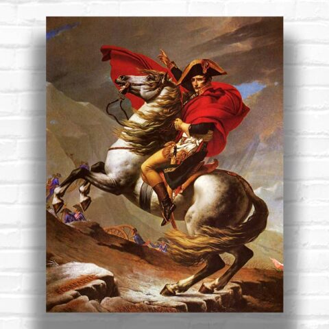 Napoleon Crossing the Alps by Jacques-Louis David - Paint by Numbers