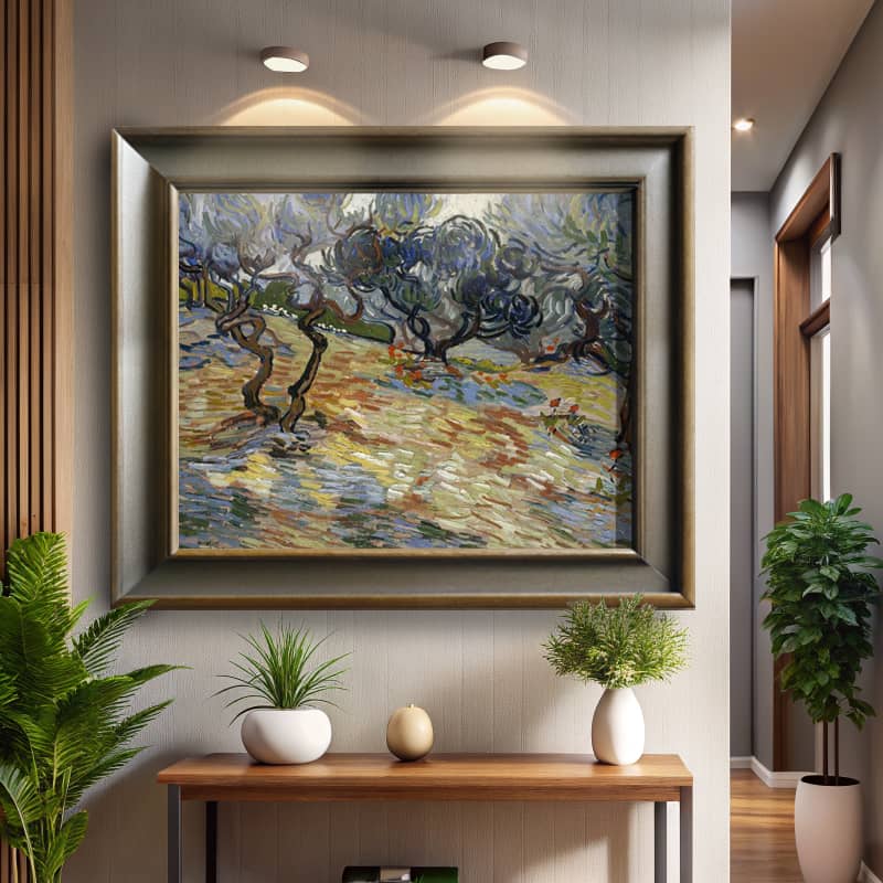 Olive Trees by Vincent van Gogh Paint by Number - Famous Post Impressionism Art