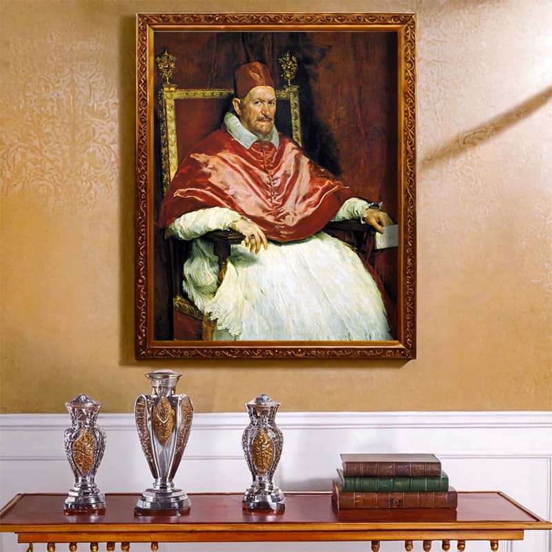 Portrait of Innocent X by Diego Velazquez Paint by Number - Famous Baroque Art